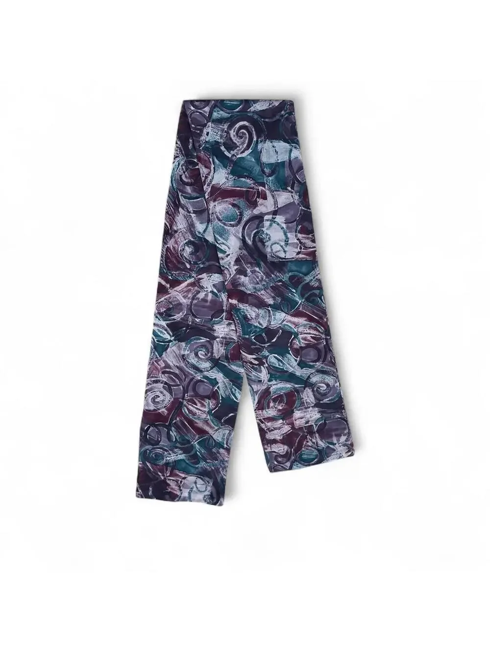 Women's Multi and Purple Scarf-wrap